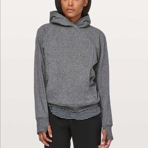 Lululemon Scuba Pullover Heathered Speckled Black